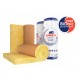 Rotolo isolante in lana di vetro URSA GLASSWOOL DF 39/Na spess. 100 mm