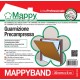 MAPPYBAND guarnizione adesiva precompressa per basculanti dei garage e serramenti -spess. 20 mm- rotolo da 6 m 