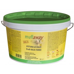 Pittura di calce antimuffa naturale - Muffaway 5 L